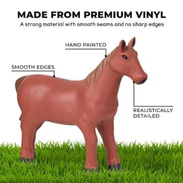 Learning Minds Jumbo Farm Animal Figures for Toddlers