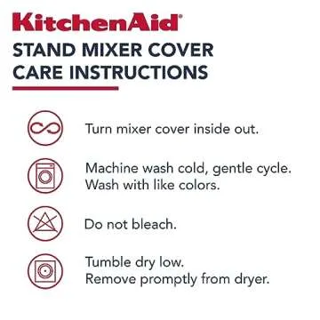 KitchenAid Fitted Stand Mixer Cover with Storage Pocket