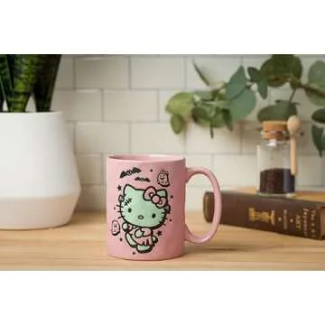 Hello Kitty Halloween Frankenstein Ceramic Mug - 17 Oz