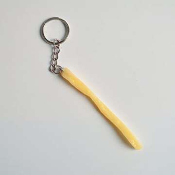 tenghong2021 Imitation Food Keychain French Fries Chicken Nuggets Fried Chicken Leg Chicken Wing Foo...