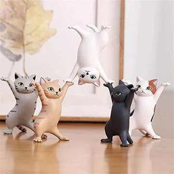 Dancing Cat Pen Holders - Cute Desk Decor for All Ages