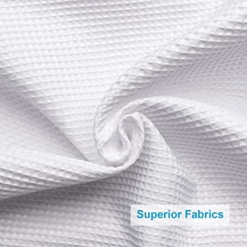 AmazerBath Waffle Shower Curtain for Elegant Bathrooms