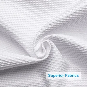 AmazerBath Waffle Shower Curtain for Elegant Bathrooms