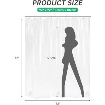 AmazerBath Waffle Shower Curtain for Elegant Bathrooms