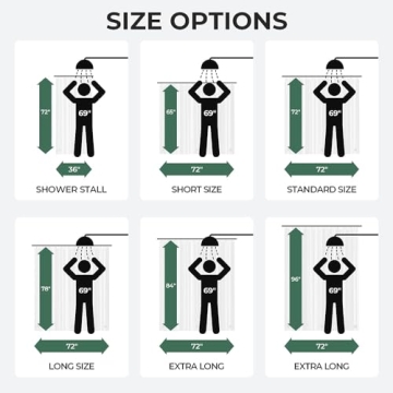 AmazerBath Waffle Shower Curtain for Elegant Bathrooms