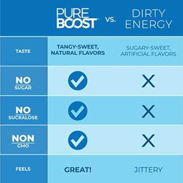 Pureboost Clean Energy Booster for Healthy Energy on-the-Go