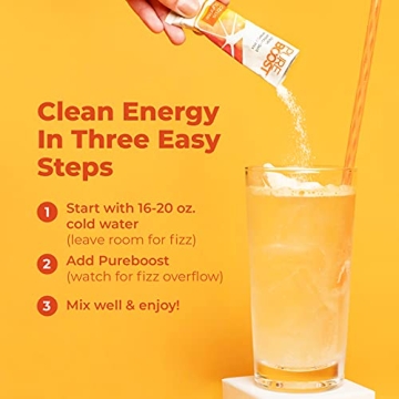 Pureboost Clean Energy Booster for Healthy Energy on-the-Go