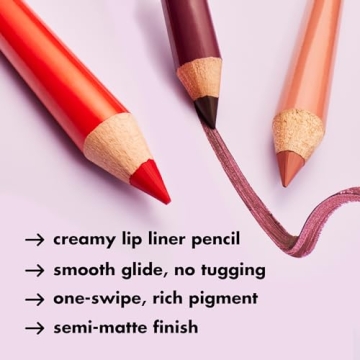 e.l.f. Cream Glide Lip Liner - Highly Pigmented & Vegan