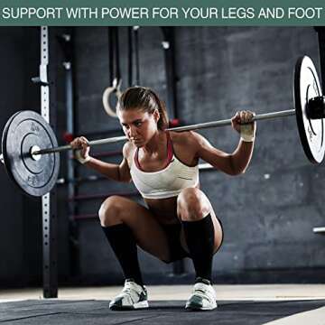 Bamboo Rayon Compression Socks for Women Men, 8-15mmHg Moderate Circulator Graduated Support Sock fo...