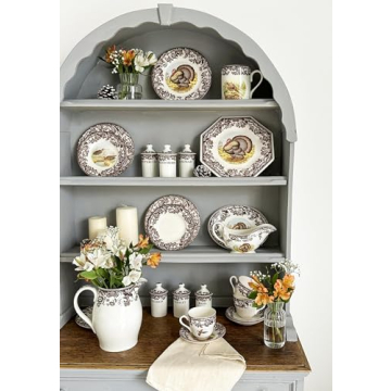 Spode Woodland Salad Plate - 8" Turkey Design for Holidays