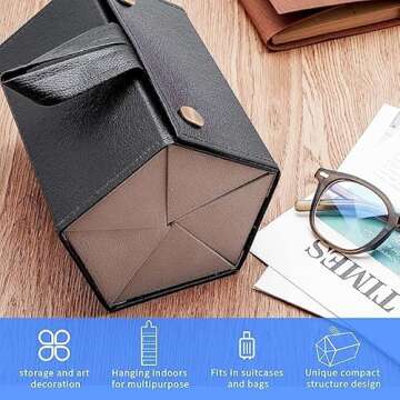 Ticacos Stylish Sunglasses Travel Case for Organizing Multiple Pairs