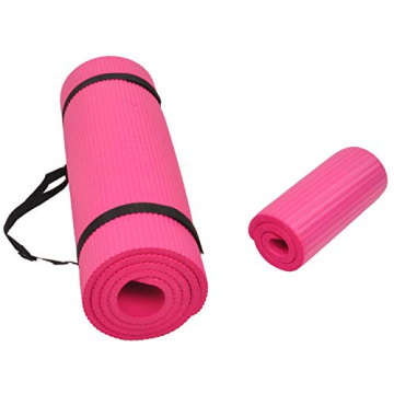 Fitvids Extra Thick Yoga Mat with Knee Pad for Comfort