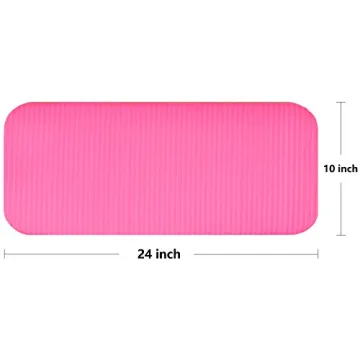 Fitvids Extra Thick Yoga Mat with Knee Pad for Comfort