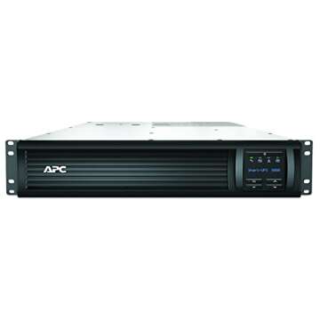 APC 3000VA Smart UPS with SmartConnect, SMT3000RM2UC Rack Mount UPS Battery Backup, Sinewave, AVR, 1...