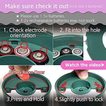 DANAWA Premium Design Automatic Foaming Soap Dispenser, Touch-Free Soap Dispenser, Hand Free Foam Soap Dispenser for Bathroom or Kitchen. Battery Operated Touchless Auto Soap Foam Dispenser (White)