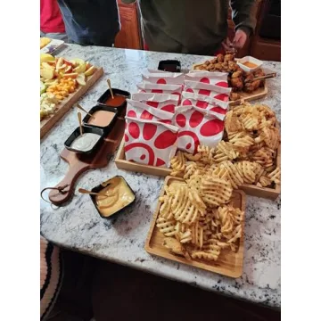 PAFREWOG Bamboo Serving Trays - Elegant and Eco-Friendly