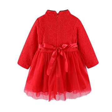 Mud Kingdom Little Girl Special Occasion Dresses Chinese New Year Traditional Pink Size 7-8