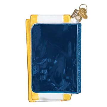 Old World Christmas Passport Glass Blown Ornament for Christmas Tree