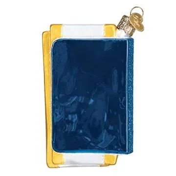 Old World Christmas Passport Glass Blown Ornament for Christmas Tree