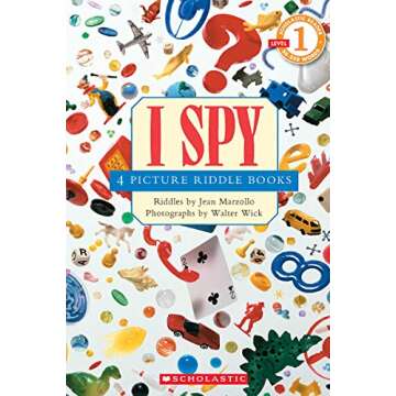 Scholastic Reader, Level 1: I Spy 4 Picture Riddle Books