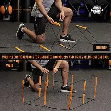 ALPHAWORX Agility Ladder – Set Up Fast, Train Smart