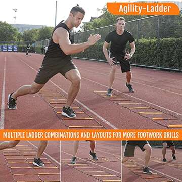 ALPHAWORX Agility Ladder – Set Up Fast, Train Smart