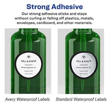 Avery Waterproof Round Labels - Durable & Customizable