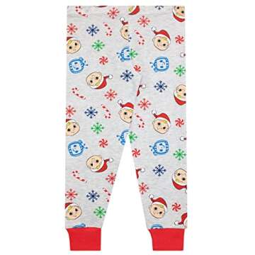 CoComelon Boys' Christmas Pajamas Gray 5