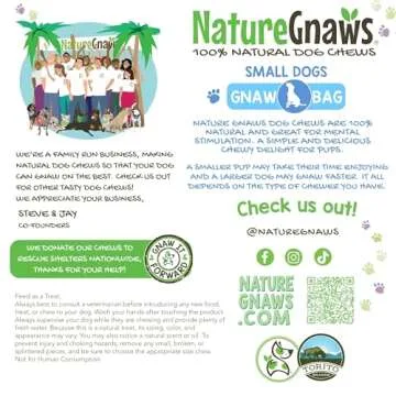 Nature Gnaws Variety Pack for Small Dogs (12 Count) - Bully Sticks, Beef Tendons and Tripe Twists for Dogs - Natural Long Lasting Beef Dog Chew Bones - Rawhide Free