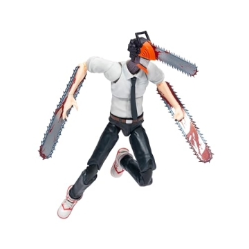 Total Anime Chainsaw Man Figure - 6.5-Inch Action Figure with Customization Options