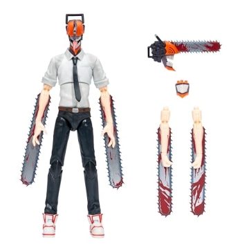 Total Anime Chainsaw Man Figure with Customizable Parts