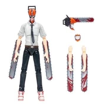 Total Anime Chainsaw Man Figure with Customizable Parts