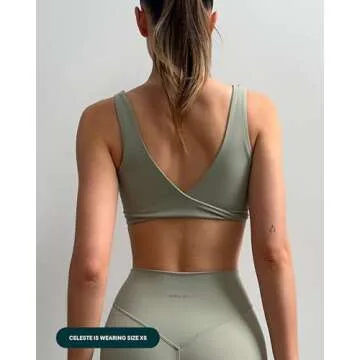 PAVOI ACTIVE Twist Sports Bra - Customizable Coverage