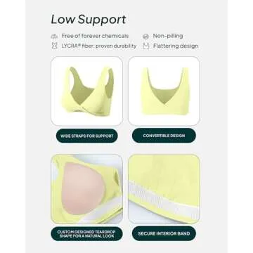 PAVOI ACTIVE Twist Sports Bra - Customizable Coverage