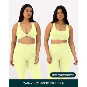 PAVOI ACTIVE Twist Sports Bra - Customizable Coverage