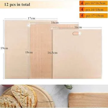 Akblaklsa 12 Pack Reusable Toaster Bags Non-Stick, Toasted Sandwich Bags, Washable Toastie Bags for Toaster Microwave Grill, Toast Bags for Toast Sandwich Panini Snacks