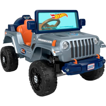 Power Wheels Hot Wheels Jeep Wrangler Ride-On Toy for Kids