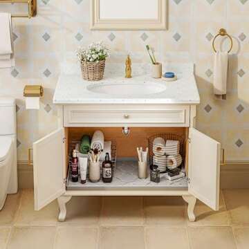 Durable SIKADEER Under Sink Mat - Waterproof Silicone Liner