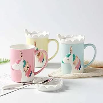 BigNoseDeer Unicorn Mug - Cute Ceramic Coffee Mug
