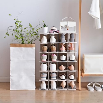 ACPOP 6-Tier Adjustable Shoe Rack for Efficient Storage