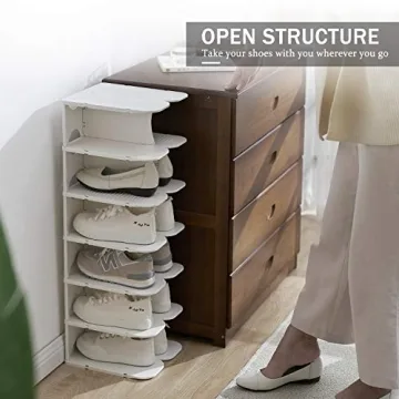 ACPOP 6-Tier Adjustable Shoe Rack for Efficient Storage