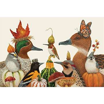 Hester and Cook Thanksgiving Paper Placemats - Disposable Elegance for Fall Dining