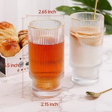 Elegant INNIOXV Ice Coffee Cups for Stylish Drinkware