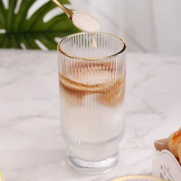 Elegant INNIOXV Ice Coffee Cups for Stylish Drinkware