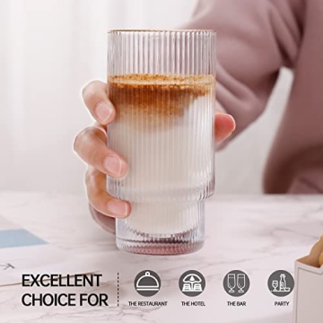 Elegant INNIOXV Ice Coffee Cups for Stylish Drinkware