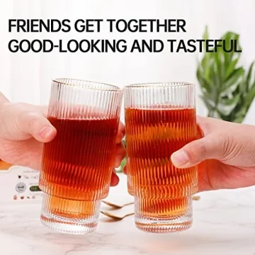 Elegant INNIOXV Ice Coffee Cups for Stylish Drinkware