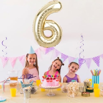 Giant White Gold Number 9 Balloon for Birthday Decor