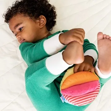 HABA Rainbow Fabric Baby Ball - Ideal Sensory Toy for Infants