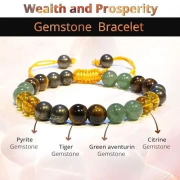 Money Wealth Success Bracelet Set for All - Heal & Attract Prosperity