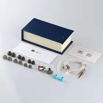 Linsoul TIN Audio T2 HiFi in Ear Monitor, 2DD Double Dynamic Driver IEM, Wired Earbuds, Metal Bass Headphones, with 3.5mm 2pin IEM Cable for DJ Musician